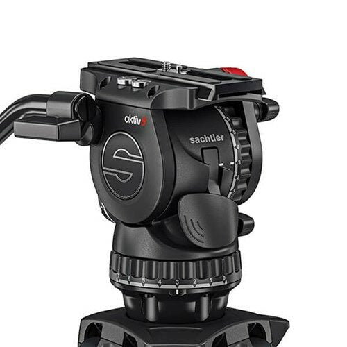 Sachtler aktiv8 fluid head, 0 to 12 kg payload, 75mm bowl