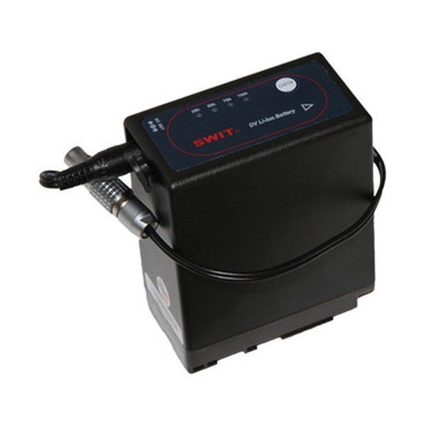 Teradek SWIT Replacement Battery for Panasonic VW-VBG6 with 10in Barrel to 2-Pin Cable