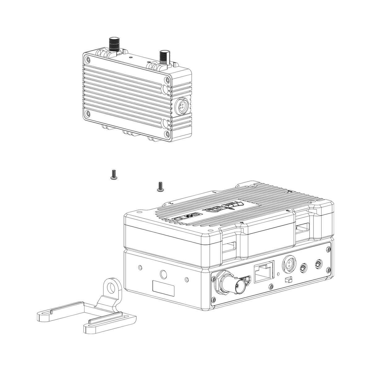 Teradek Node Mounting Bracket, Side Plate (Bond and Node)