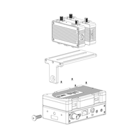 Teradek Node Mounting Bracket, Top Plate (Bond and Node)