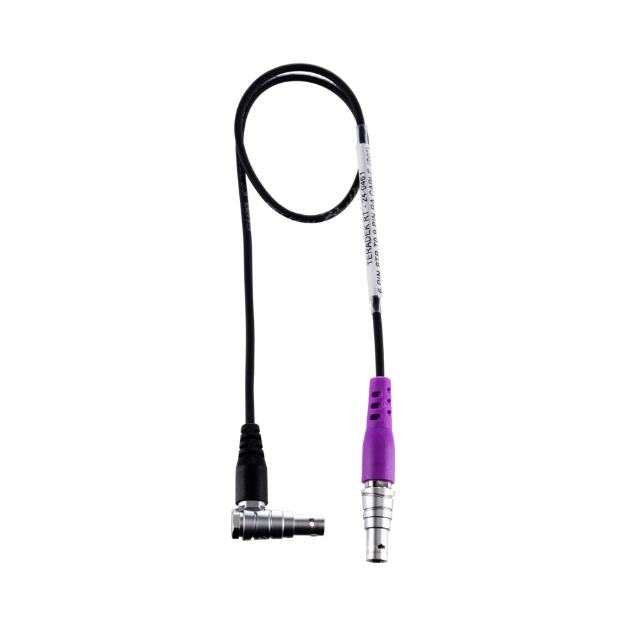 Teradek RT MDR.X / MDR.S Run/Stop Cable, RED DSMC3, Right Angle (20in / 50cm)