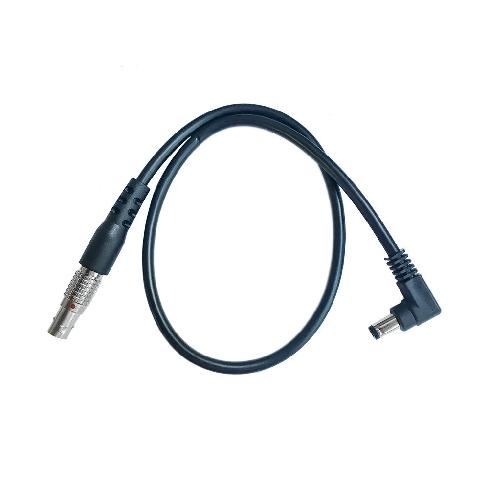 Teradek 2-Pin to Right-Angle Barrel Power Cable, 18in