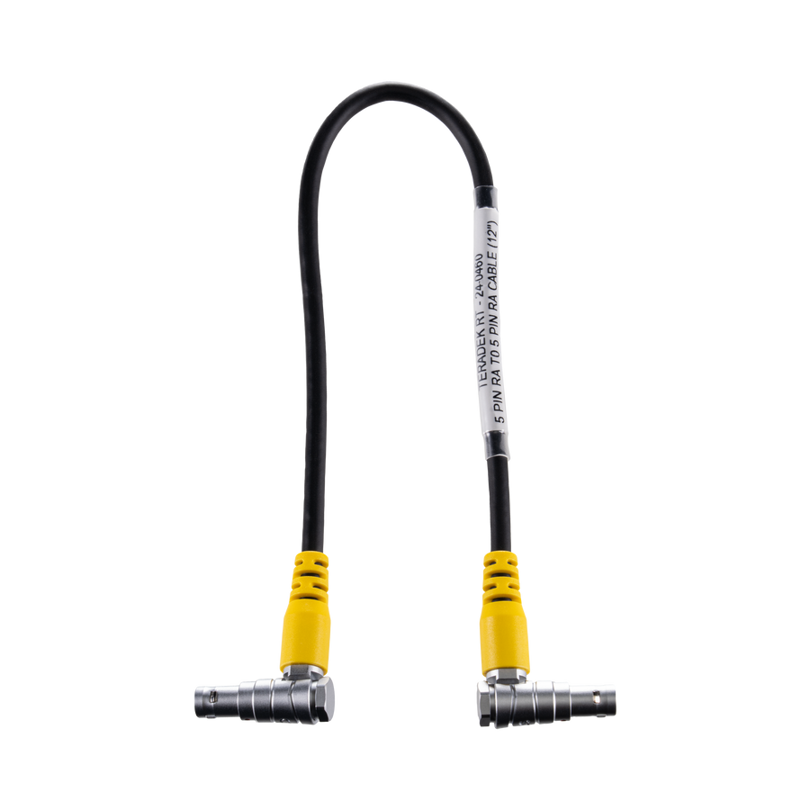 Teradek 5-Pin Right Angle USB to 5-Pin Right Angle USB Cable for CTRL.5 (12in / 30cm)