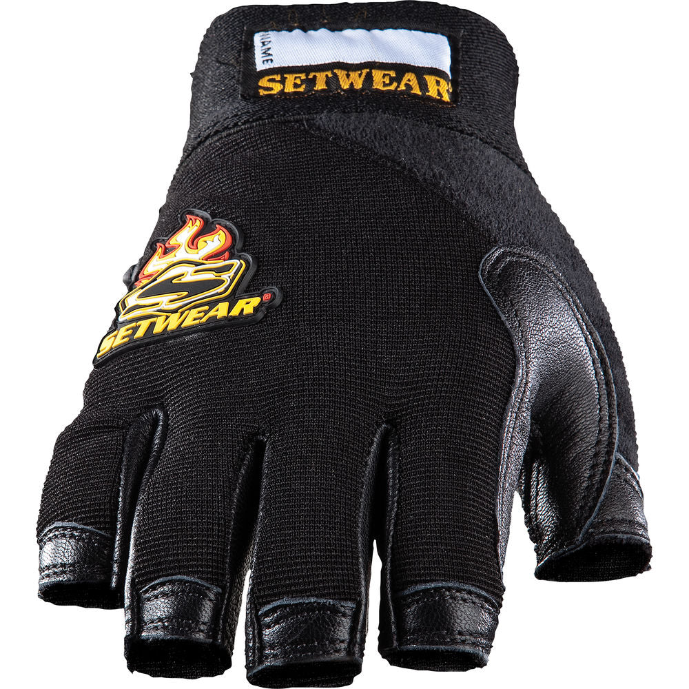 Setwear Leather Fingerless Glove - Medium