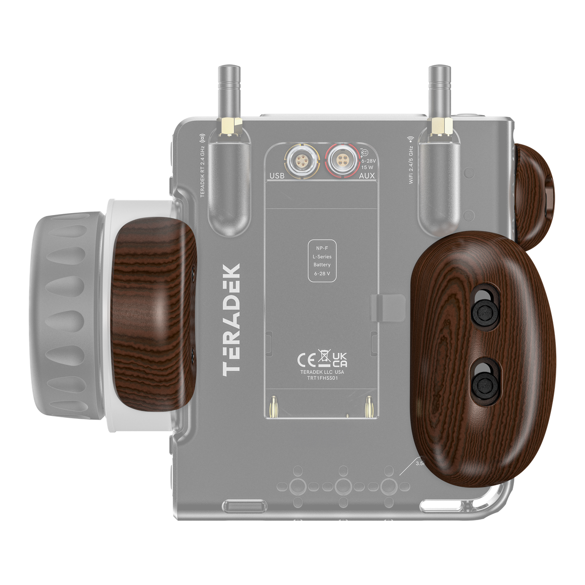 Teradek Hand Grips for CTRL.5 (Bocote Wood)