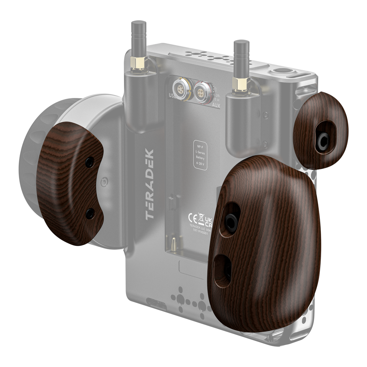 Teradek Hand Grips for CTRL.5 (Bocote Wood)