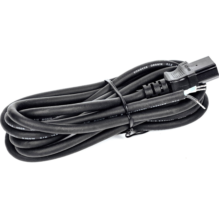 Litepanels Cable Assembly, IEC AC Bare Ends 3m
