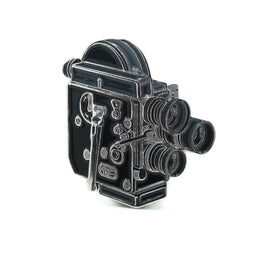 Film Pin Society 16mm Film Camera Enamel Pin