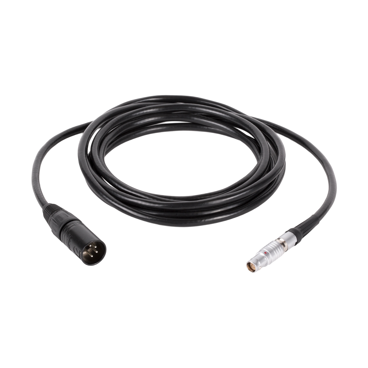 Wooden Camera Alterna Cables - 4pin XLR Male to Canon C200, C200B, C300mkII (Straight, 120")