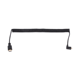 Wooden Camera WC Coiled Right Angle Micro HDMI to Full HDMI (20")