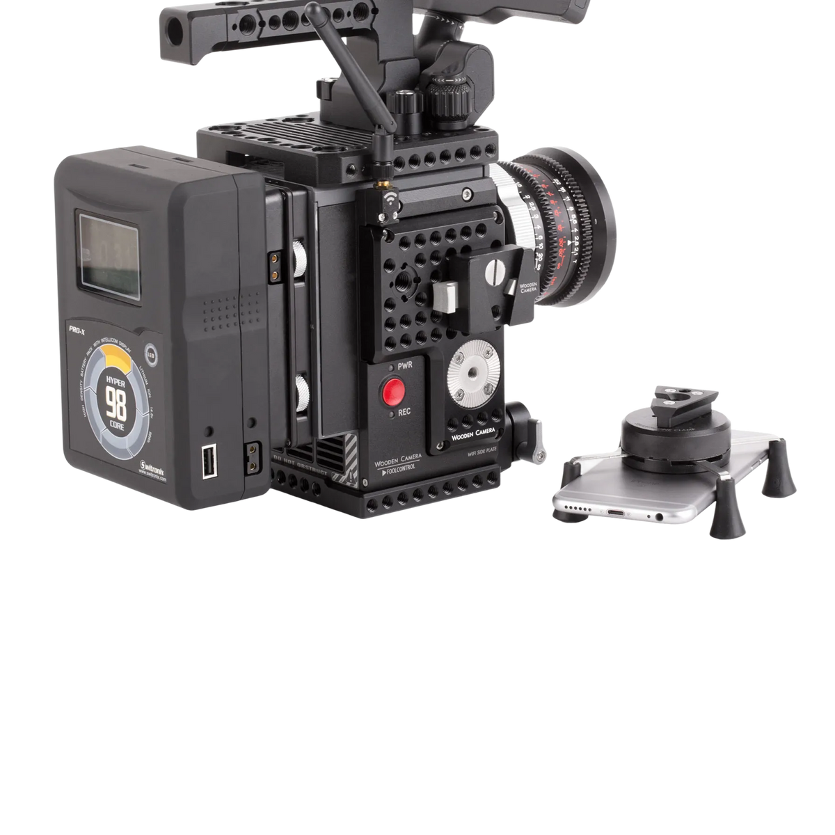 Wooden Camera V-Lock Base Station and Wedge Kit