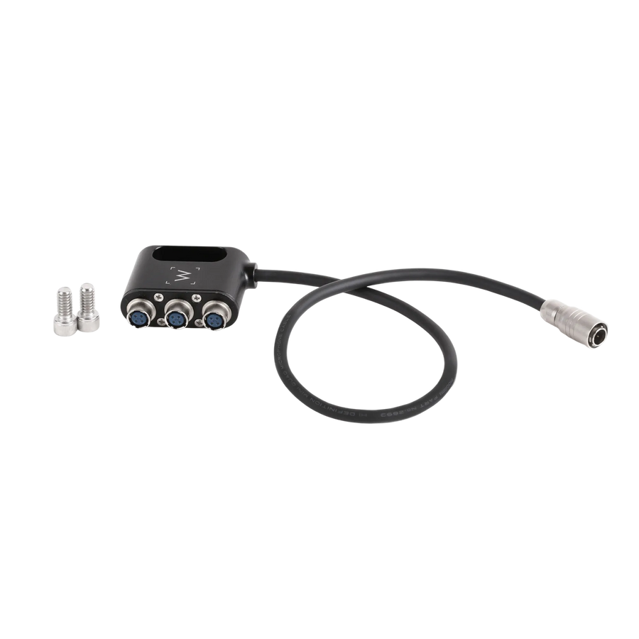 Wooden Camera 1 to 3 Mini Power Splitter (4pin Hirose)