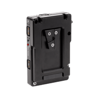 Wooden Camera WC Pro V-Mount Camera Side to Gold Mount Battery Side Adapter (3x D-Tap and Digital Fuse)