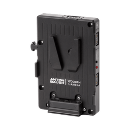 Wooden Camera WC Pro Gold Mount Camera Side to V-Mount Battery Side Adapter (3x D-Tap and Digital Fuse)