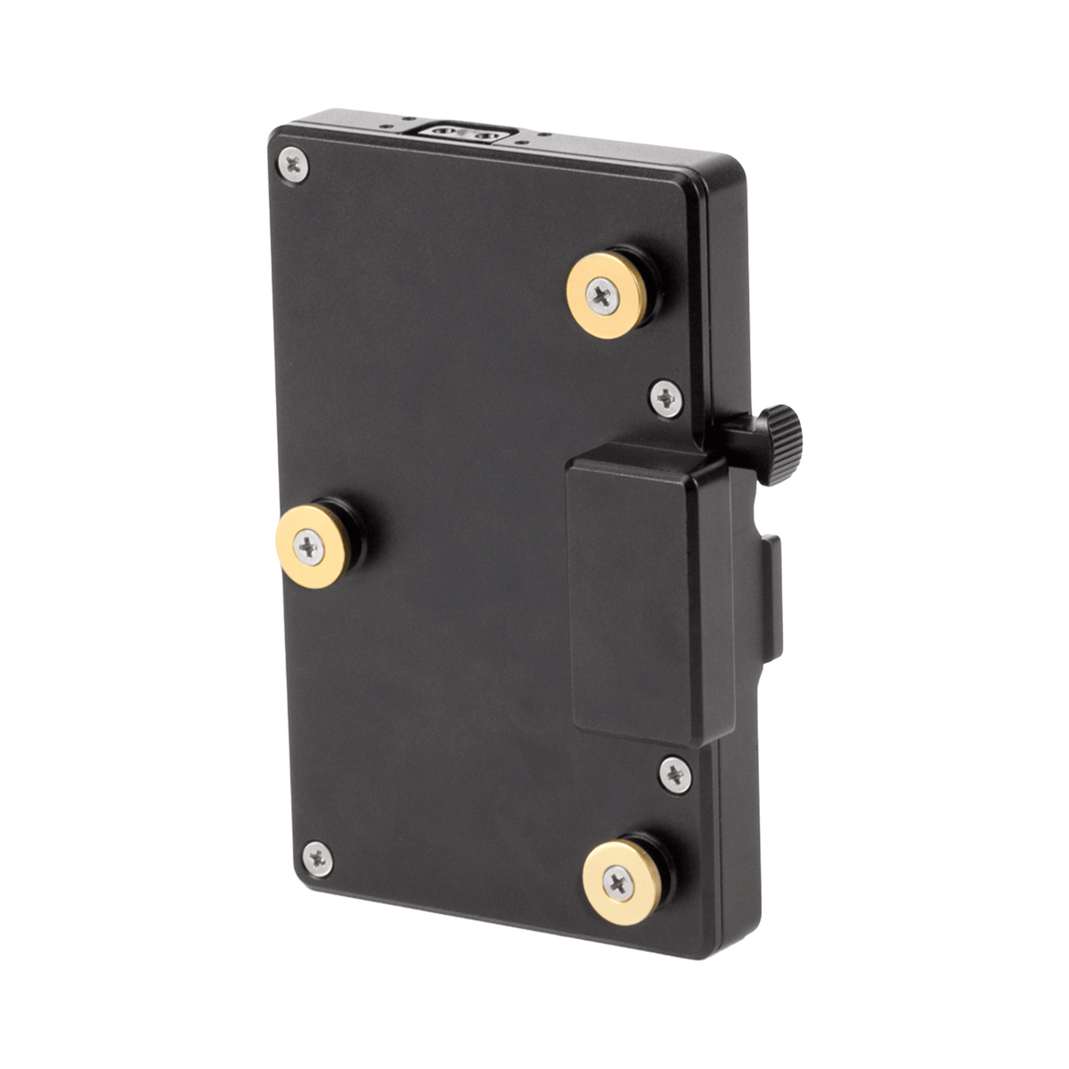 Wooden Camera WC Pro Gold Mount Camera Side to V-Mount Battery Side Adapter (3x D-Tap and Digital Fuse)