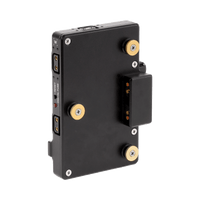 Wooden Camera WC Pro Gold Mount Camera Side to V-Mount Battery Side Adapter (3x D-Tap and Digital Fuse)