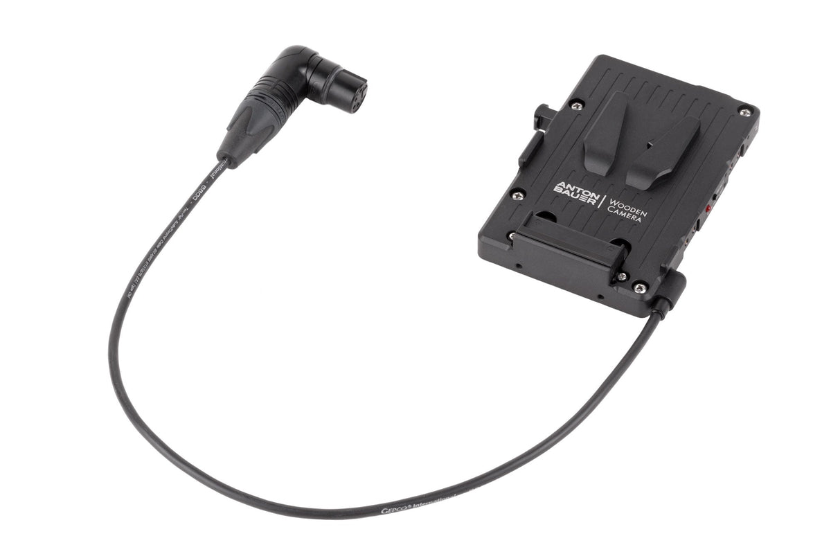 Wooden Camera WC Pro V-Mount (4pin XLR Right Angle)