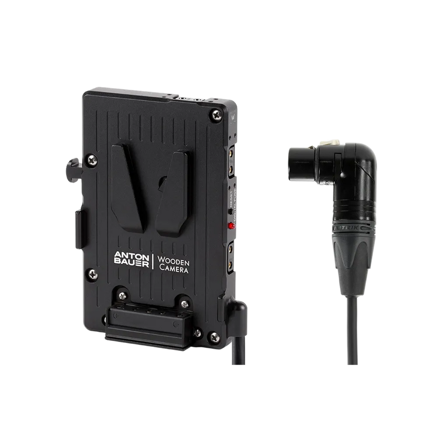 Wooden Camera WC Pro V-Mount (4pin XLR Right Angle)