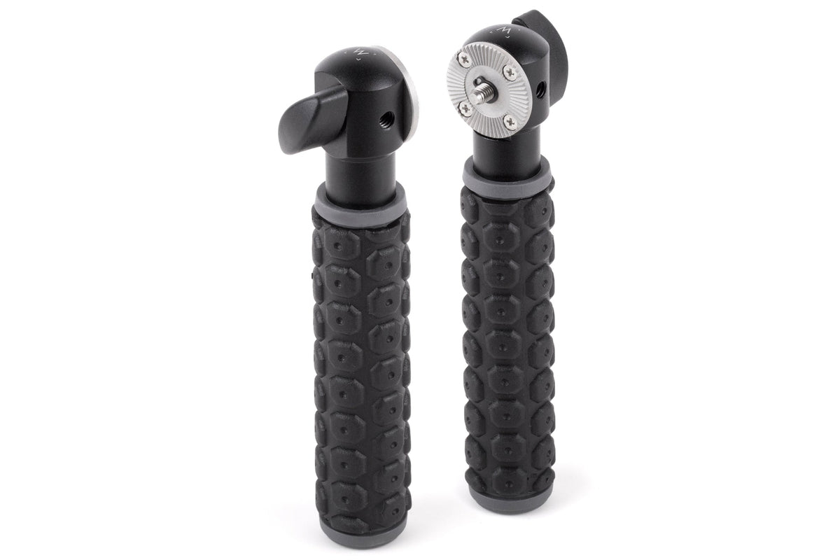 Wooden Camera Rosette Handle Pair
