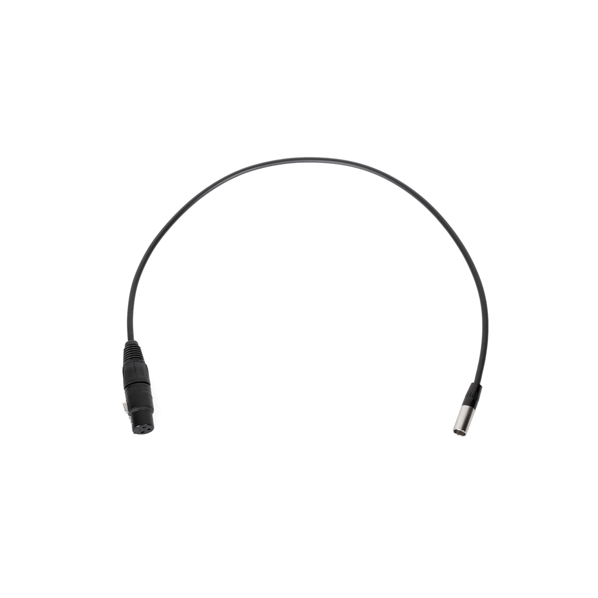 Wooden Camera Mini 3pin XLR Male to Full 3pin XLR Female (20")
