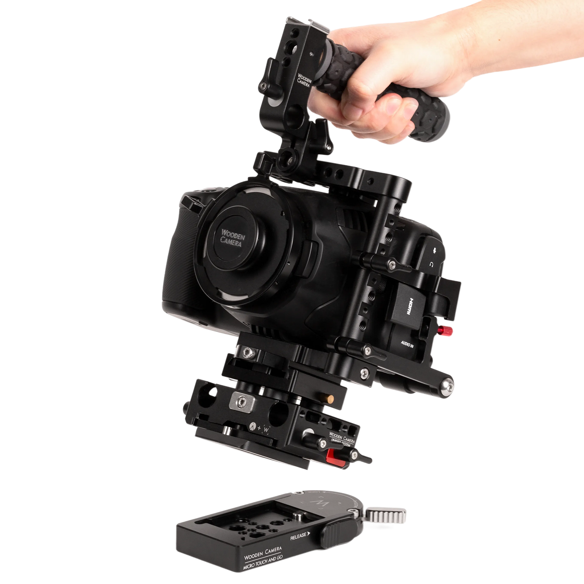 Wooden Camera Micro Touch and Go Receiver Only (Sachtler FSB 10T, 8T, FSB 6T, Touch and Go Plate S)