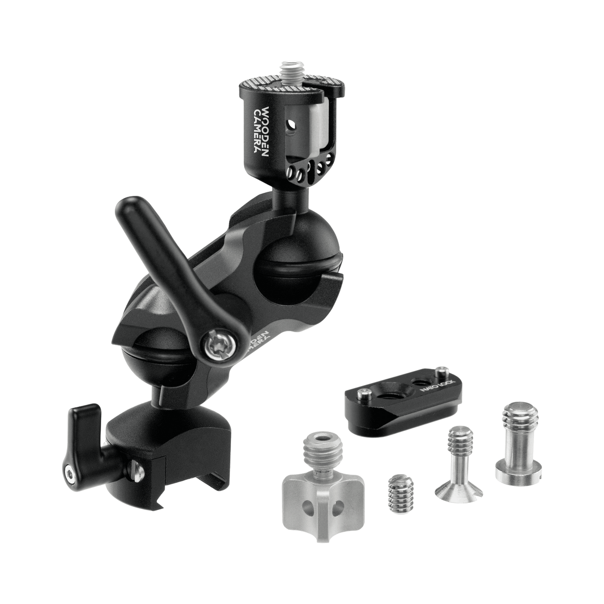 Wooden Camera NATO Lock Monitor Mount Ultra Arm v2 (Combo 1/4-20 & 3/8-16)