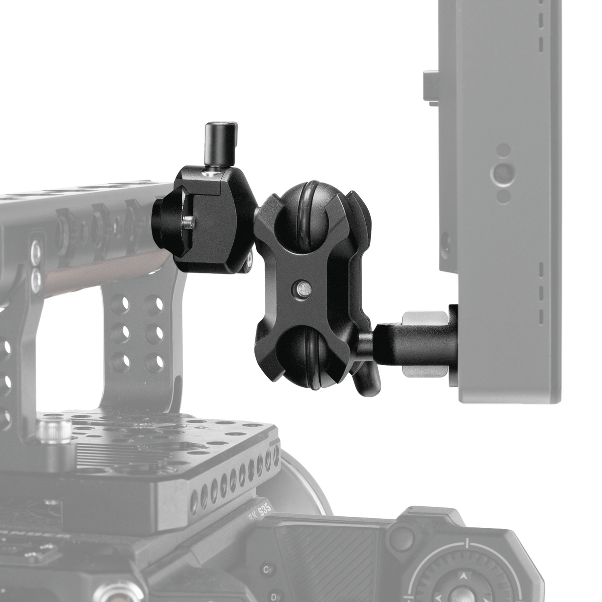 Wooden Camera NATO Lock Monitor Mount Ultra Arm v2 (Combo 1/4-20 & 3/8-16)