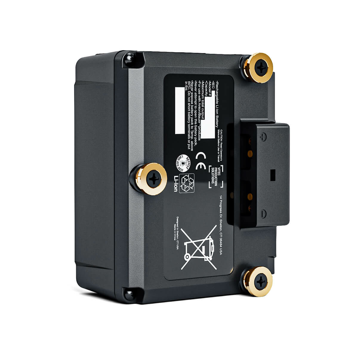 Anton Bauer Titon Micro 90 Gold Mount Battery - back