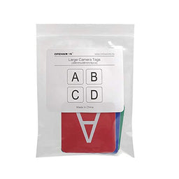 OpenMoon large camera tags lettered A, B, C and D