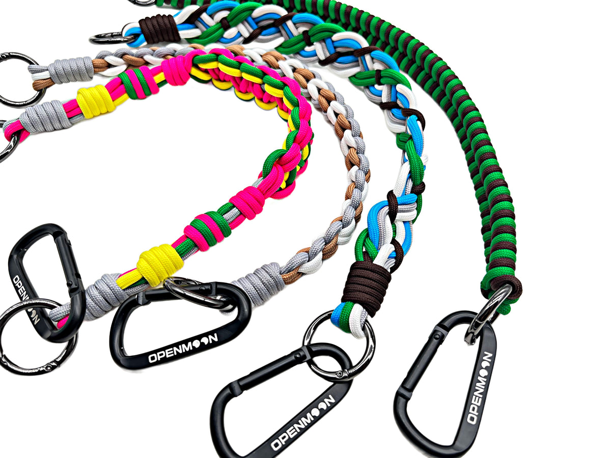 OpenMoon heavy duty woven lanyard with metal clasp