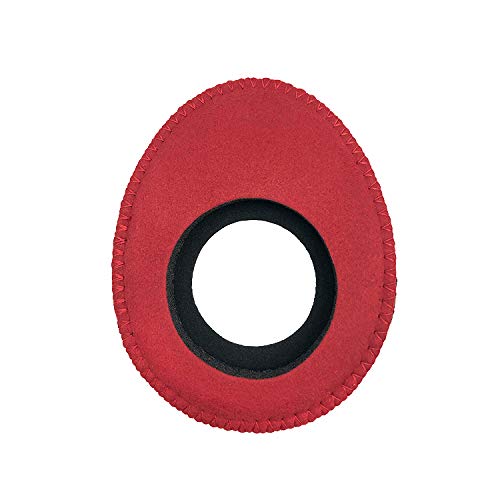 OpenMoon oval microfiber eye cushion in red