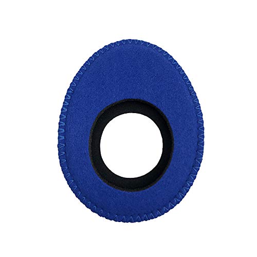 OpenMoon oval microfiber eye cushion in dark blue