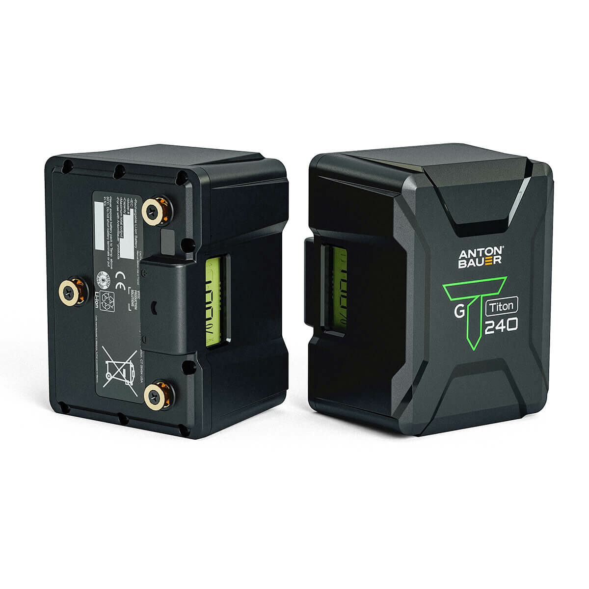Anton Bauer Titon 240 Gold Mount Battery - side by side
