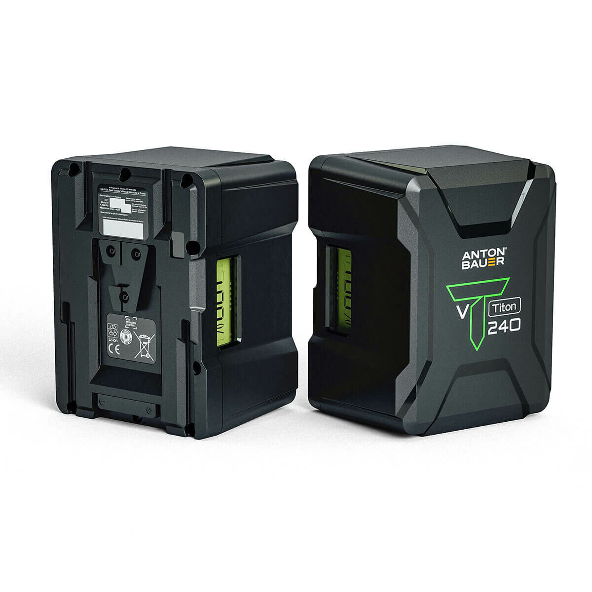 Anton Bauer Titon 240 V-Mount Battery - side by side