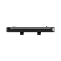 Wooden Camera Low Profile Bolt-On NATO Rail (Dual 1/4"-20, 2")