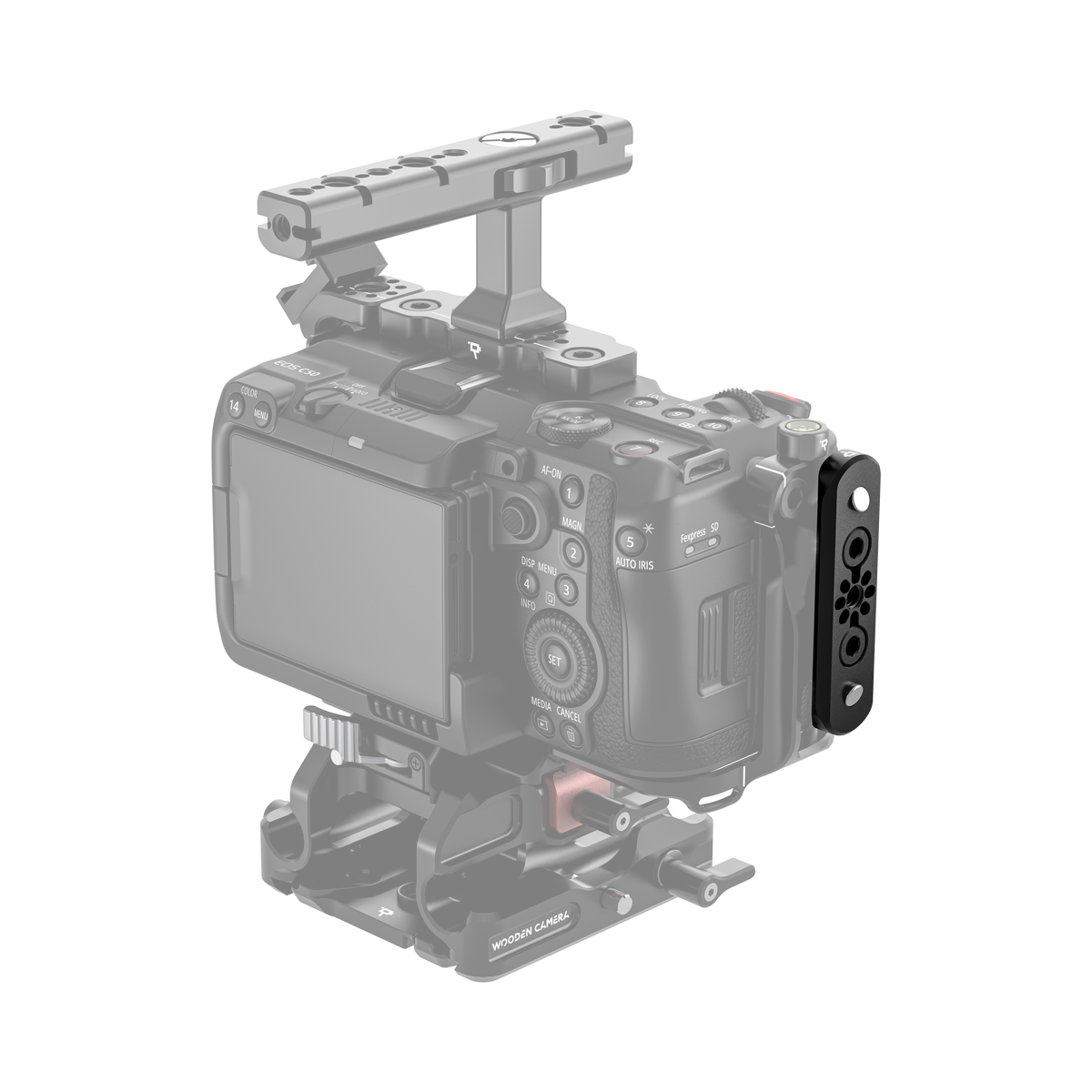 Wooden Camera Low Profile Bolt-On NATO Rail (Dual 1/4"-20, 2")