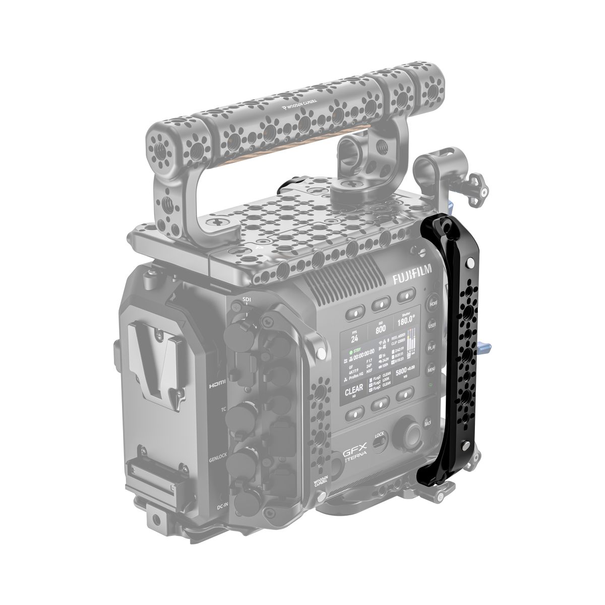 Wooden Camera Side Rail Kit for FUJIFILM GFX ETERNA 55