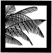 Chimera WINDOW - SERIES I - PALM LEAVES - 22 X 22" (55.9 X 55.9 cm)