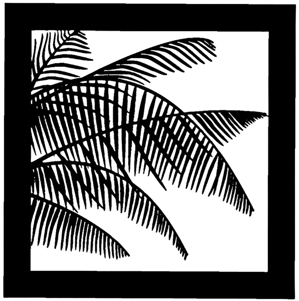 Chimera WINDOW - SERIES I - PALM LEAVES - 22 X 22" (55.9 X 55.9 cm)