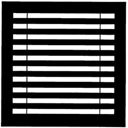 Chimera WINDOW - SERIES I - HORIZONTAL BLINDS - 22 X 22" (55.9 X 55.9 cm)