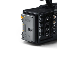 26V Gold Mount Plus Flex 4K on camera
