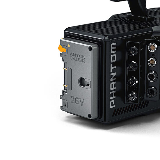 26V Gold Mount Plus Flex 4K on camera
