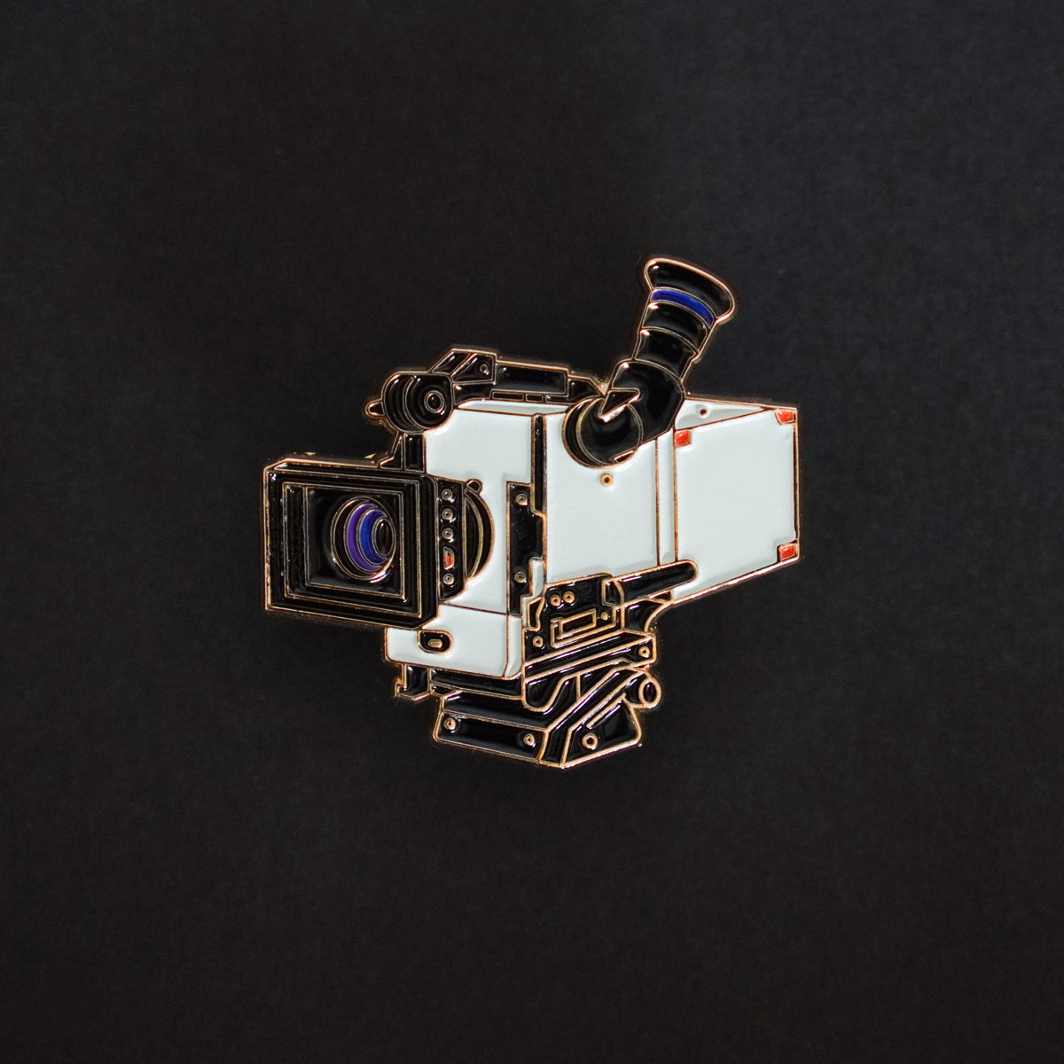 70MM Camera Enamel Pin front