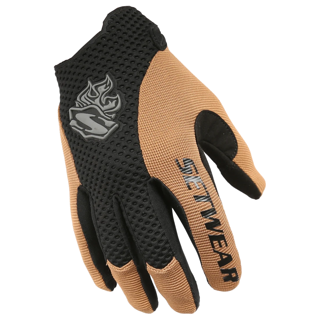 Setwear V.2 Stealth Glove in Tan, padded neoprene top with synthetic palm