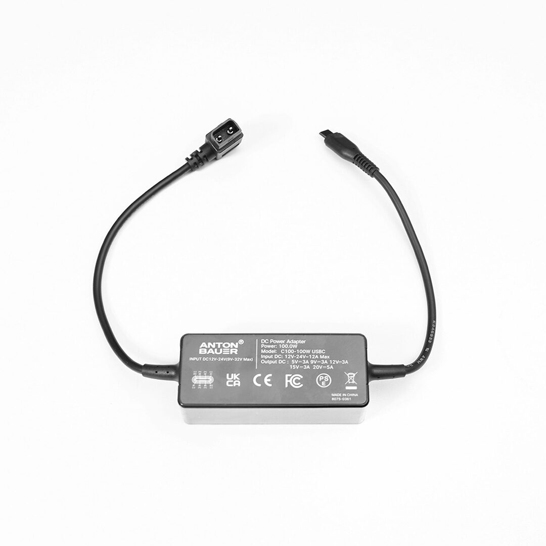 Anton Bauer P-Tap to USB-C PD 100W adaptor