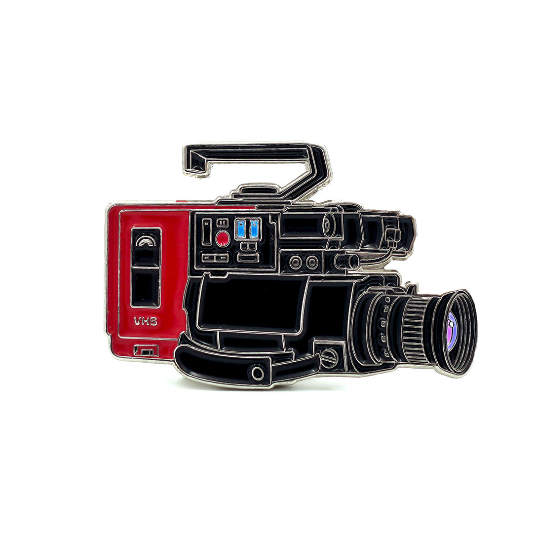 Film Pin Society 80s VHS Camera Enamel Pin