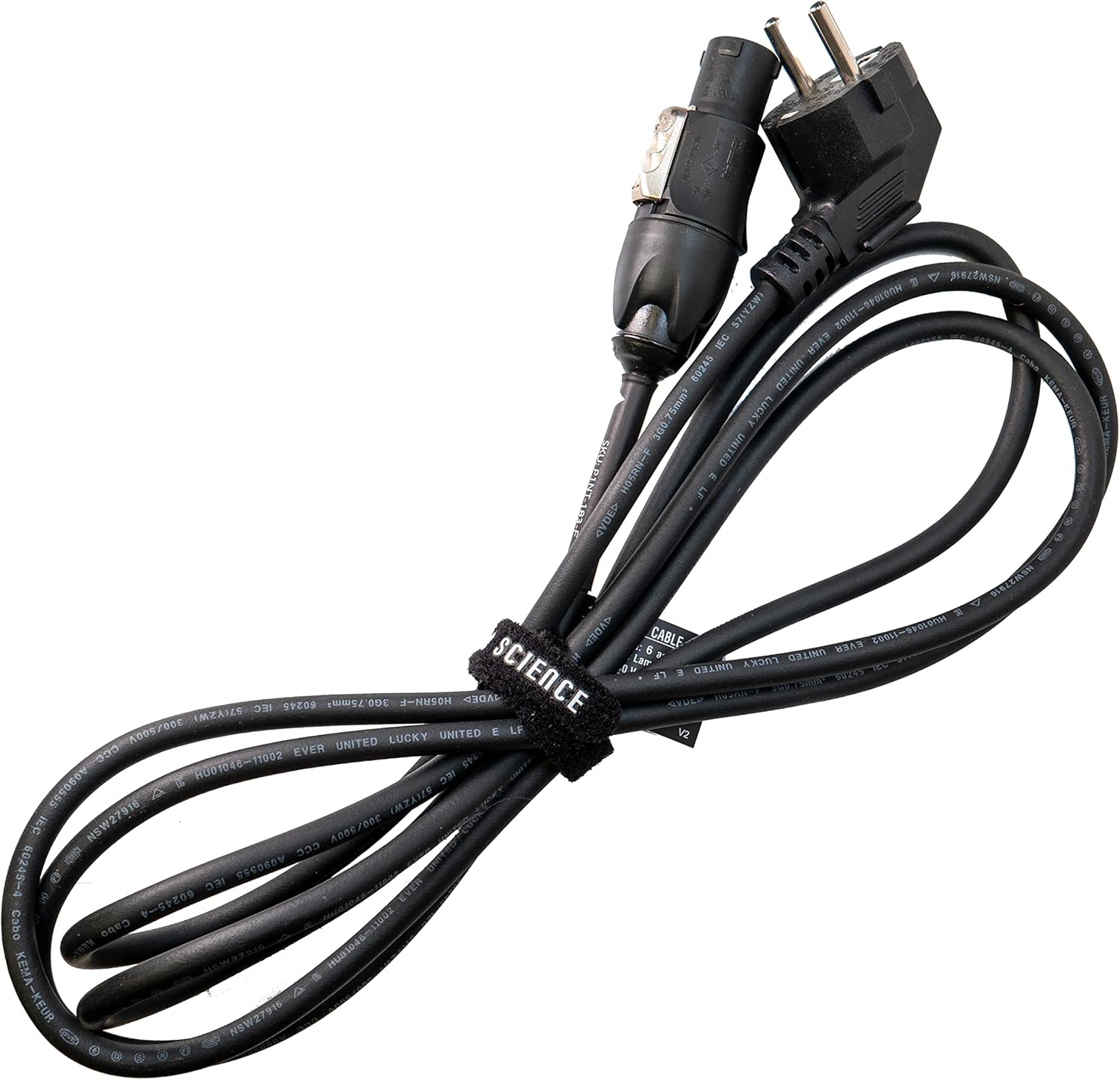 Quasar Science Power 1 TRUE1 Power Cable 8', Type F (EU)