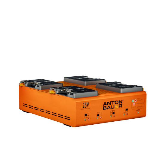 Anton Bauer 26V LPD Quad Gold Mount Plus Discharger