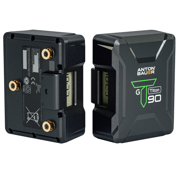 Anton Bauer Titon 90 Gold Mount Battery - side by side