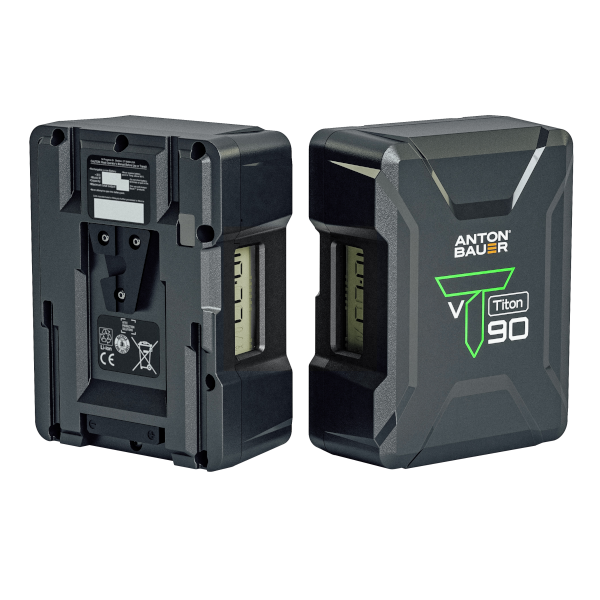 Anton Bauer Titon 90 V-Mount Battery - side by side